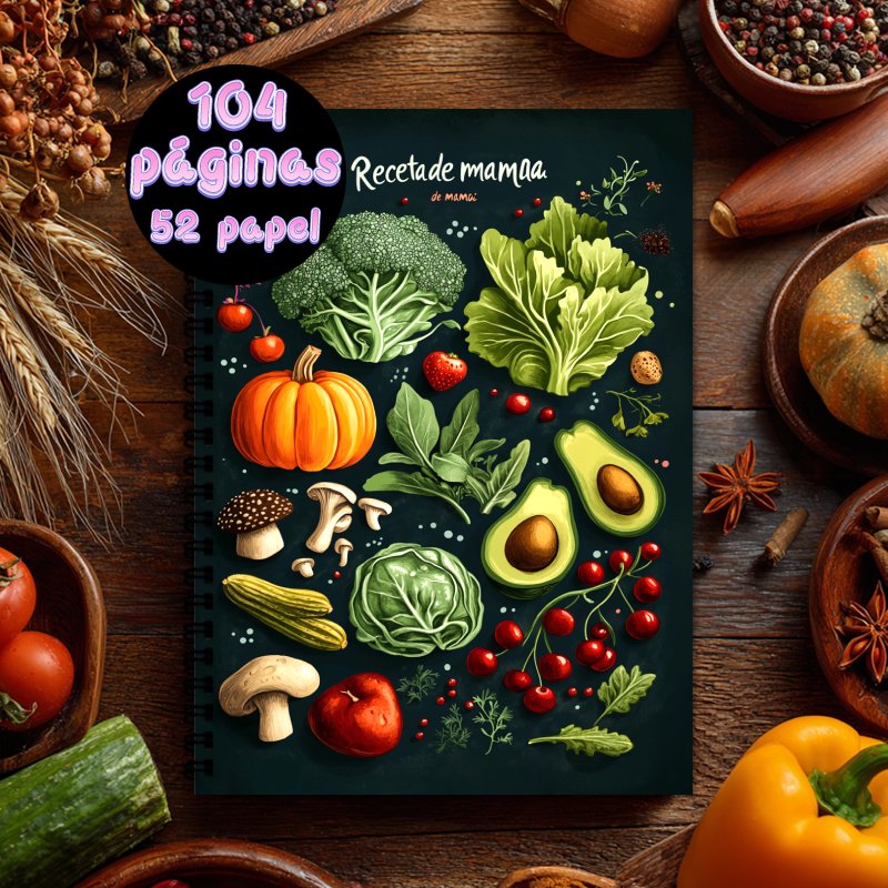 Cocktail Recipe Book - Buku masakan Spanyol A5, Jilid Spiral,