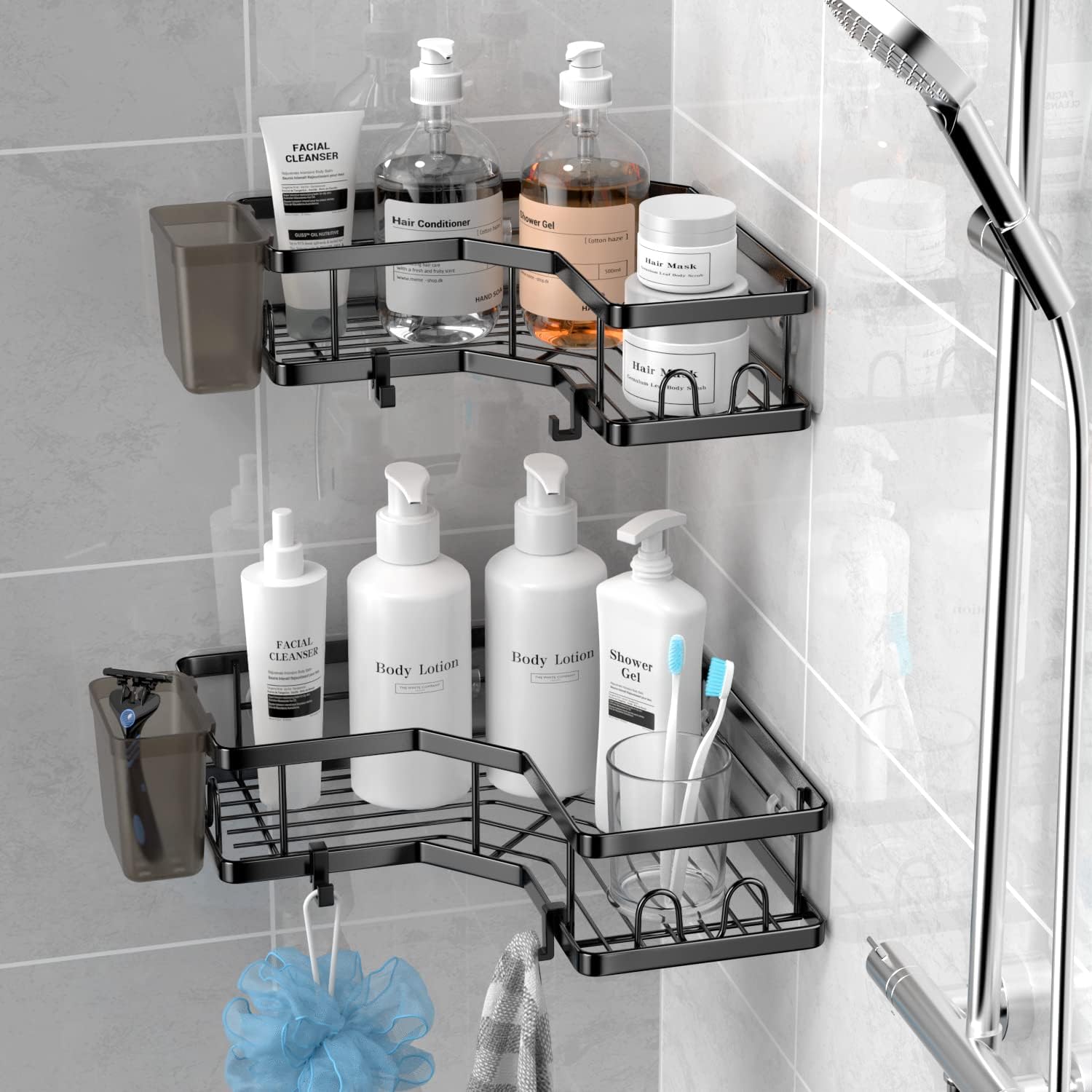Home Bar Shelf - Rak Sudut Kamar Mandi - 2