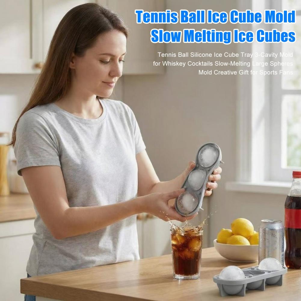 Ice Mold Sphere - Cetakan Es Silikon Tebal Bentuk Bola