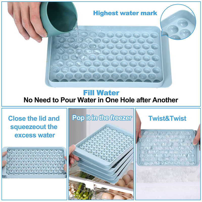 Nampan es batu Mini 104 lubang - Ice Mold Sphere ulasan dan harga