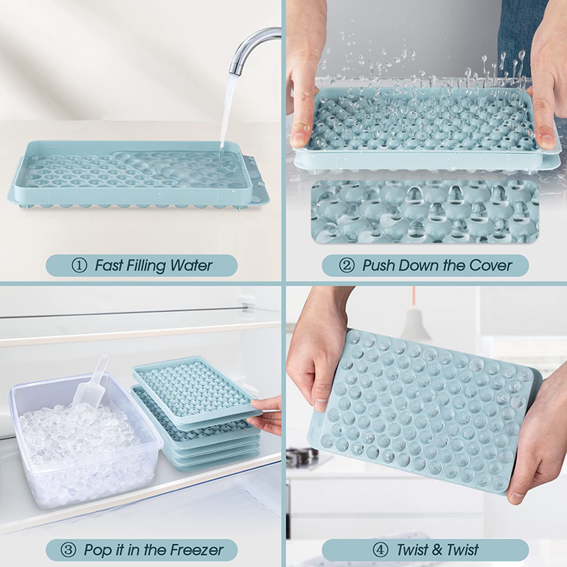 Nampan es batu Mini 104 lubang - Ice Mold Sphere ulasan dan harga