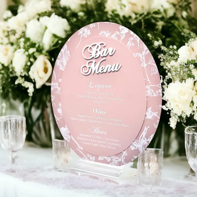 Papan Tanda Koktail 3D OVAL To - Cocktail Recipe Book ulasan dan harga
