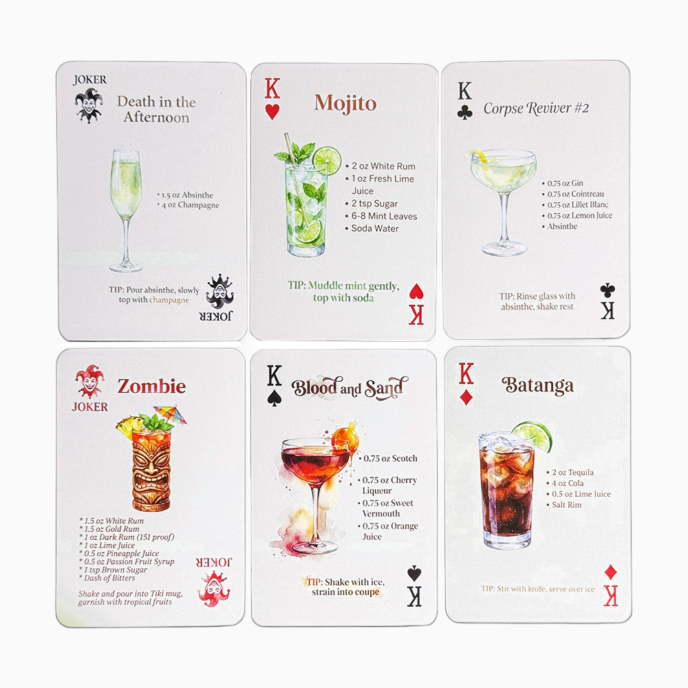 54 Kartu Resep Koktail Asli Pa - Cocktail Recipe Book ulasan dan harga