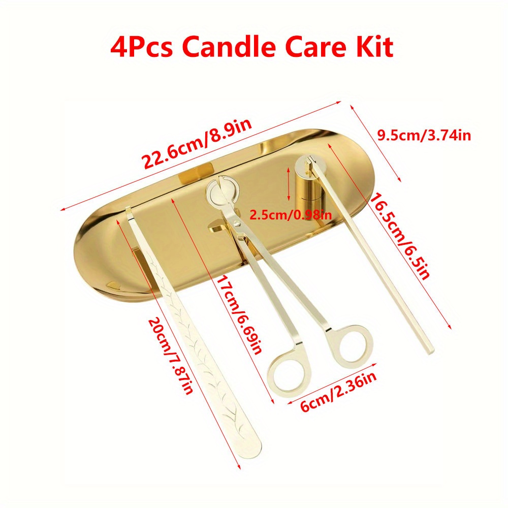 4 Buah/Set Kit Perawatan Lilin - Home Barbershop ulasan dan harga
