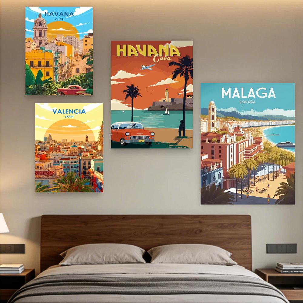 Poster Perjalanan Spanyol Pari - Home Barcelona ulasan dan harga