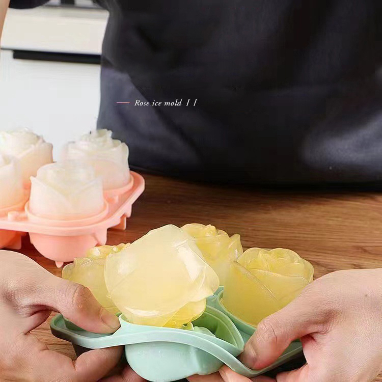 Cetakan es mawar 3D 4 lubang b - Ice Mold Sphere ulasan dan harga
