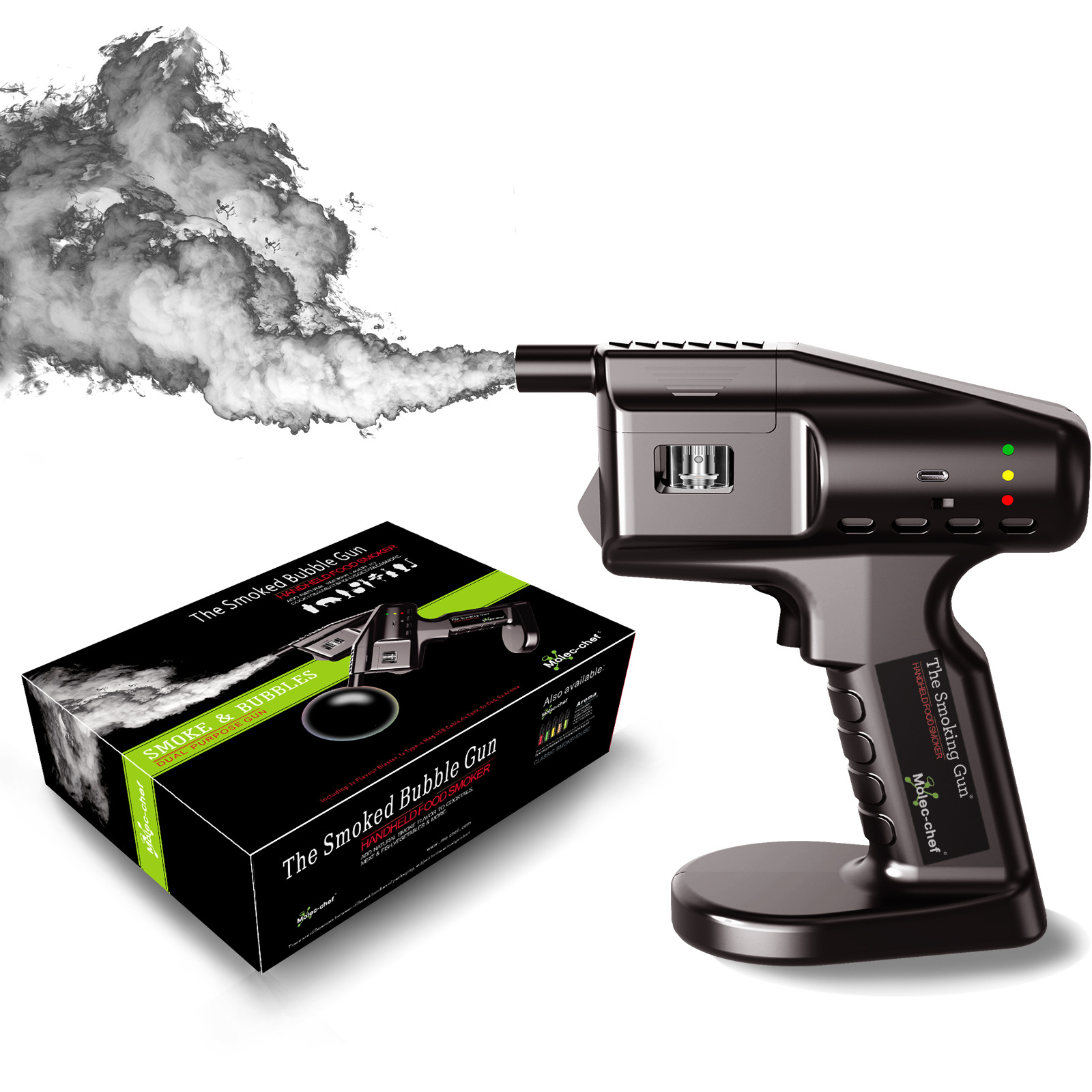 Kit pistol koktail Blaster ras - Smoking Gun Kit ulasan dan harga