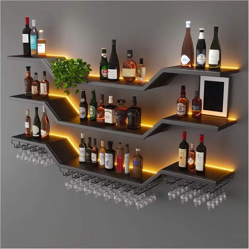 Rak Anggur LED 70.8 inci untuk - Home Bar Shelf ulasan dan harga